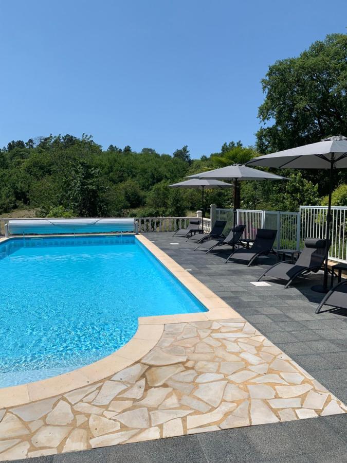 La Biche Au Bois Piscine Chauffee Jacuzzi Villa Cazals  Buitenkant foto