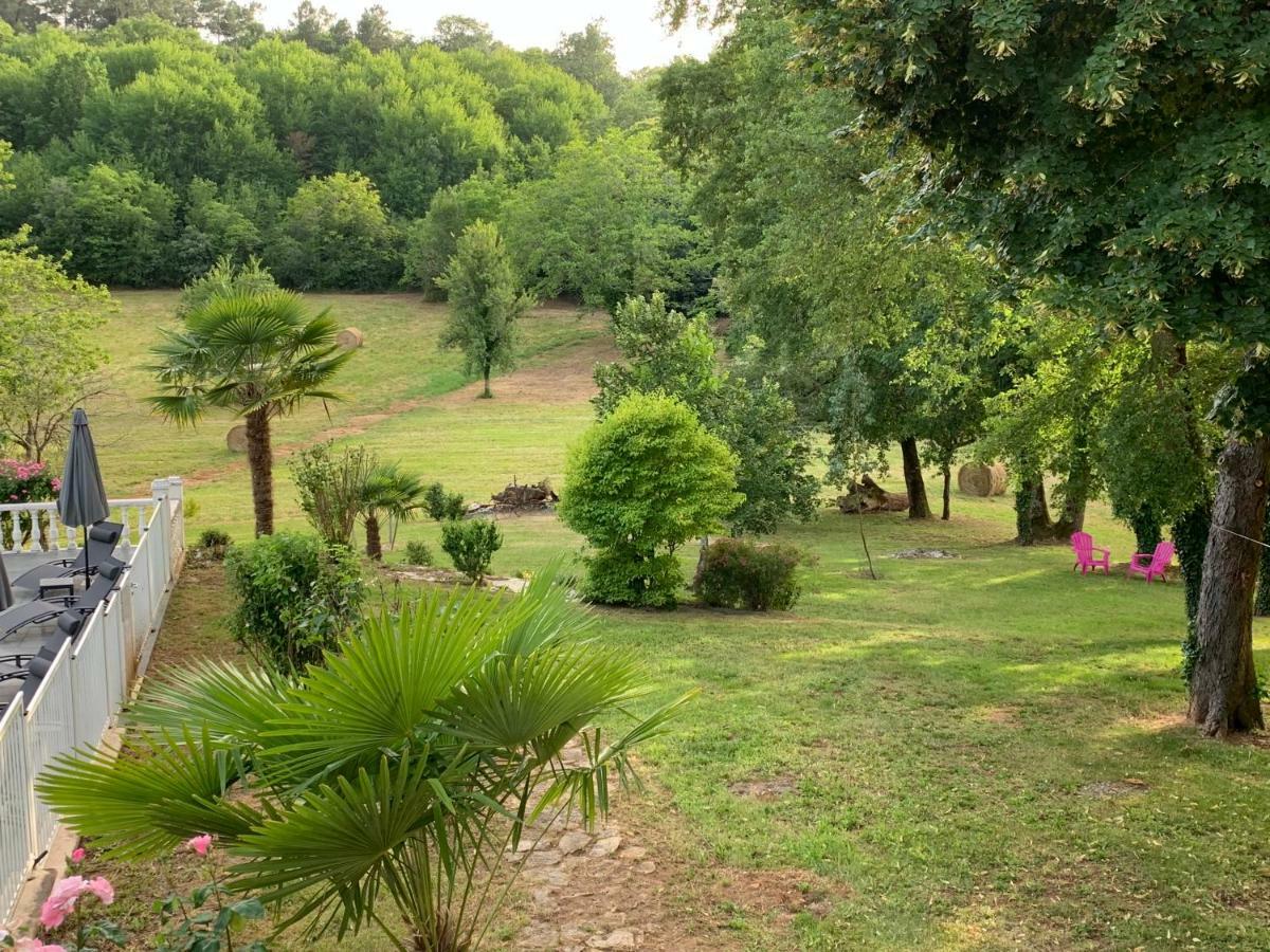 La Biche Au Bois Piscine Chauffee Jacuzzi Villa Cazals  Buitenkant foto